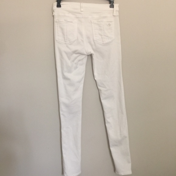 Rag & Bone The Skinny Jean In White- Size 26 - Picture 5 of 8